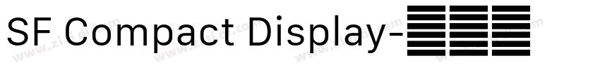 SF Compact Display字体转换